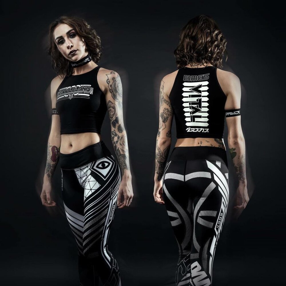 ETHRNET Leggings - Damascus - 2017 Vintage - Streetwear Techwear Cyberpunk Goth